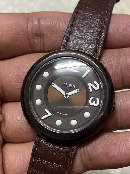 นาฬิกายี่ห้อ ALBA  อัลบา  ของแท้มือสอง เรือนกลมสวย 750฿ รูปที่ 2