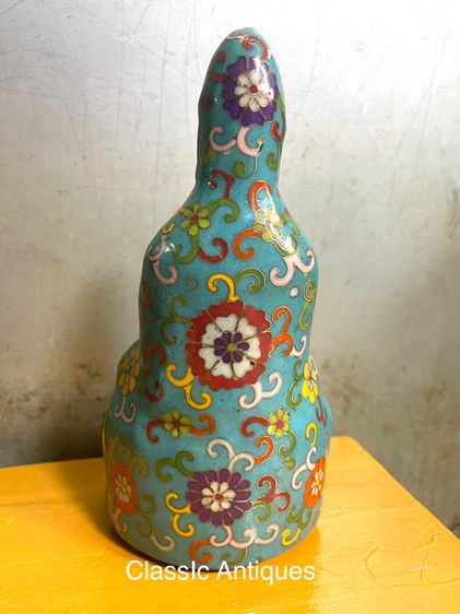 เจ้าแม่กวนอิม ทองเหลืองถมปัด A2 รูปที่ 4