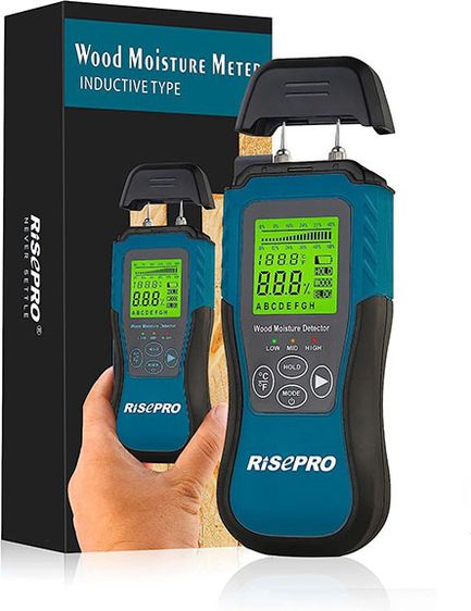 เครื่องวัดความชื้นคอนกรีต ความชื้นผนัง พื้น ไม้ ระบบดิจิตอล ยี่ห้อ Risepro รุ่น MT1905 รูปที่ 4