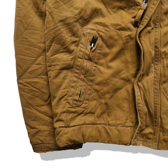 American Eagle Khaki Brown Full Zipper Jacket รอบอก 44” รูปที่ 4