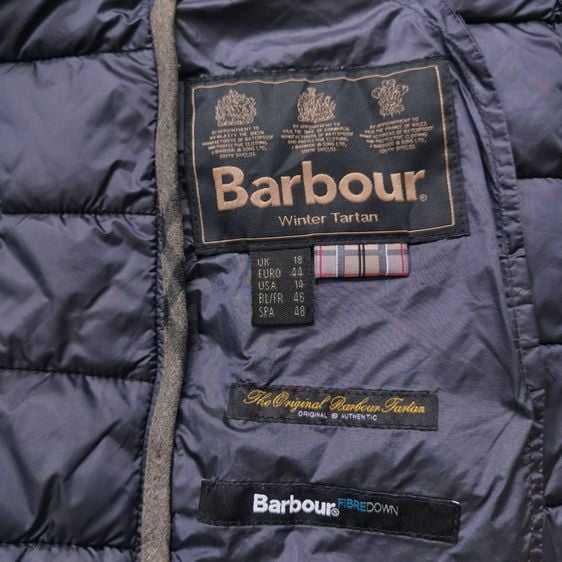 Barbour Fibre Down Winter Tartan Jacket รอบอก 44”  รูปที่ 10