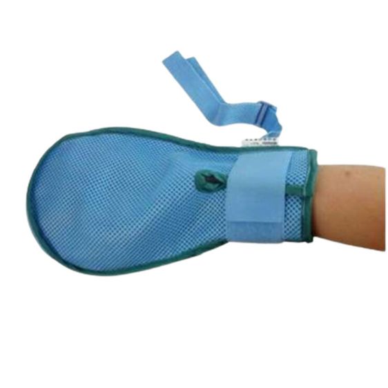 ถุงมือกันดึง ป้องกันผู้ป่วยเผลอดึงสายน้ำเกลือ (มีขนาดให้เลือก) Restraint Gloves รูปที่ 2