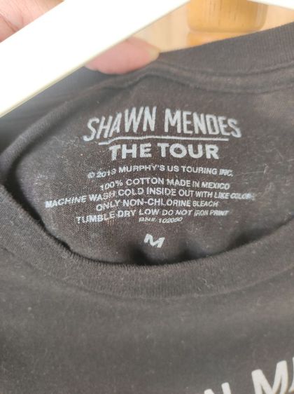 เสื้อยืดศิลปิน Shawn Mendes ไซส์ M สภาพสวย รูปที่ 3