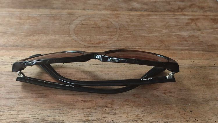DKNY Donna Karen Designer Frame 7813S 214 Eyeglasses size 53-17-135 mm Dark Brown Frame กรอบแว่นตาของแท้มือสองทรงเกร๋ๆ เลย นานๆจะมีมาที แว่น รูปที่ 4