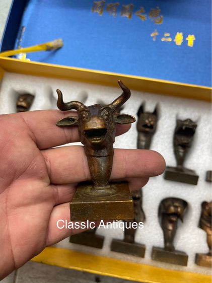 ตราประทับ12 นักษัตร ทองเหลืองสะสม รูปที่ 3