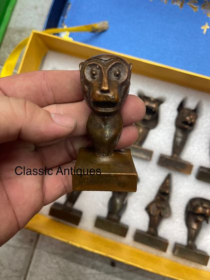 ตราประทับ12 นักษัตร ทองเหลืองสะสม รูปที่ 2