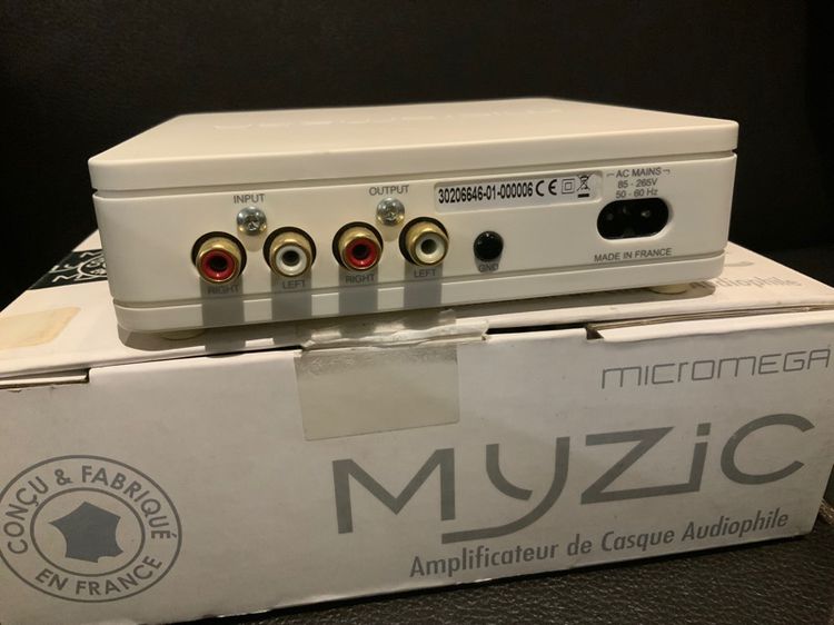 ขาย แอมป์ขยายหูฟังเสียงดี สภาพสวย ของครบ เข้าใหม่ MICROMEGA MyZIC headphone amplifiers made in France 🇫🇷 รูปที่ 5