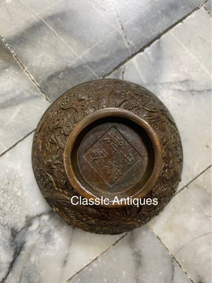 ถ้วยน้ำชา มังกรทองเหลืองA1 รูปที่ 2