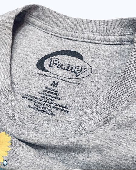เสื้อยืดแขนยาวมือสอง BARNEY LONG SLEEVE (2017) Size M มือ2 รูปที่ 7