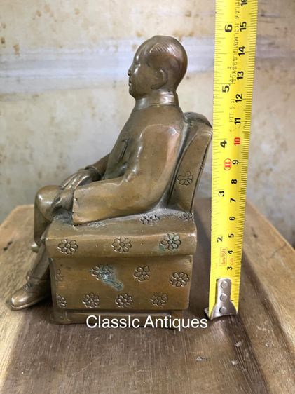 ท่านประธาน เหมาเจ๋อตุง ทองเหลือง สะสม รูปที่ 3