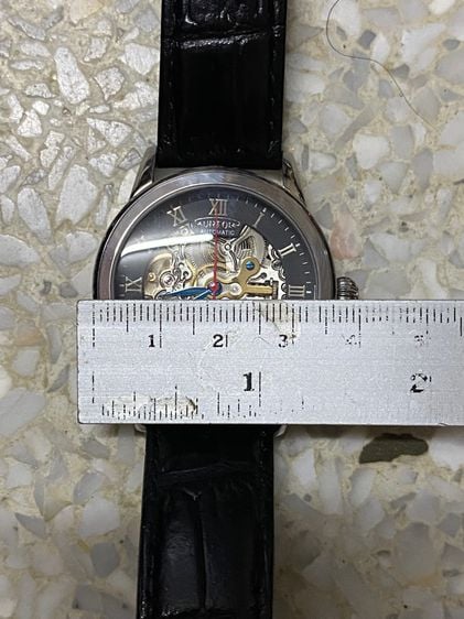 นาฬิกายี่ห้อ AUREOLE  ระบบออโต้ แท้มือสอง  โชว์กลไก หน้าหลัง  ขนาด 40 มิล 1900฿ รูปที่ 7