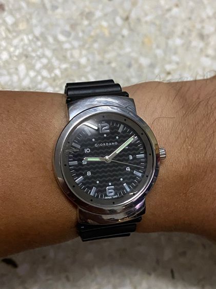 นาฬิกายี่ห้อ GIORDANO  จิออดาโน่  ควอทซ์ แท้มือสอง สายเปลี่ยนใหม่  700฿ รูปที่ 8