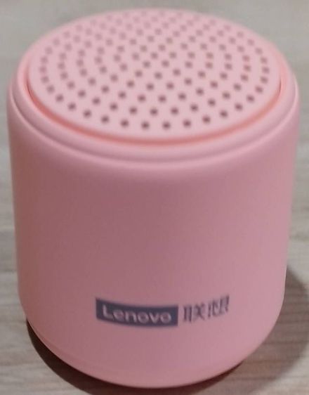 ขายลำโพงบลูทูธไร้สายแบบพกพายี่ห้อ Lenovo Thinkplus รุ่น L01 สีชมพู รองรับการเล่นเพลงผ่าน Bluetooth และ Micro SD Card  สินค้าใหม่ ของแท้