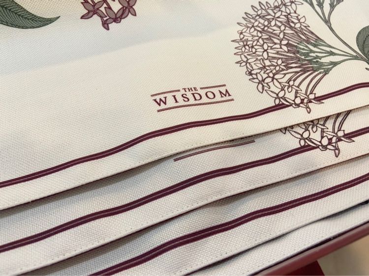 The wisdom ผ้ารองจาน สำหรับเฉพาะลูกค้าวิสดอมเท่านัน ของใหม่ รูปที่ 5