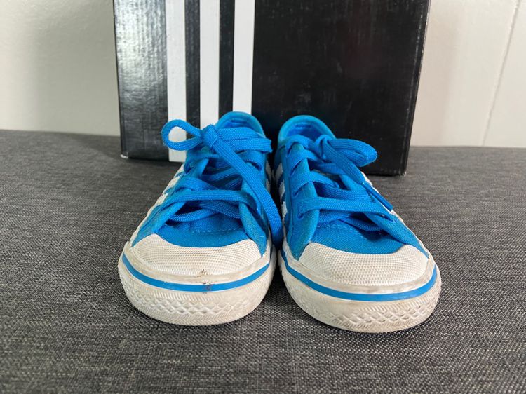 adidas kids sneaker รองเท้าผ้าใบเด็ก ของแท้ UK8 150cm รูปที่ 6