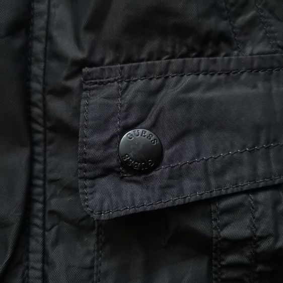 Guess Jeans Black Full Zipper Jacket รอบอก 44” รูปที่ 7