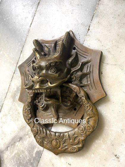 มือจับประตูมังกรทองเหลืองA2 รูปที่ 3