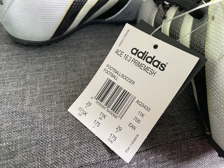 Adidas football kids รองเท้าบอล รองเท้าผ้าใบ  Uk11 Us11.5 17.5cm ของแท้ ของใหม่ รูปที่ 10