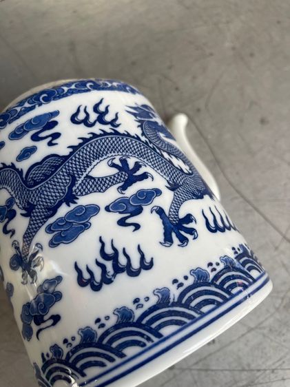 กาน้ำชามังกร กังไสลายคราม รูปที่ 8