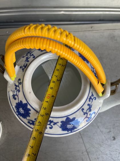 กาน้ำชาลายกอบัว กังไสลายคราม รูปที่ 6