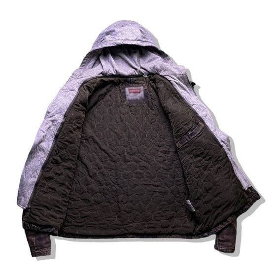 LEVIS Camouflage Hooded Canvas Jacket รอบอก 43”  รูปที่ 6