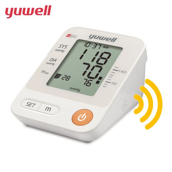 YUWELL เครื่องวัดความดันโลหิต พูดได้ อ่านค่าให้ฟังได้ รุ่น YUWELL YE670D Blood Pressure Moni รูปที่ 9