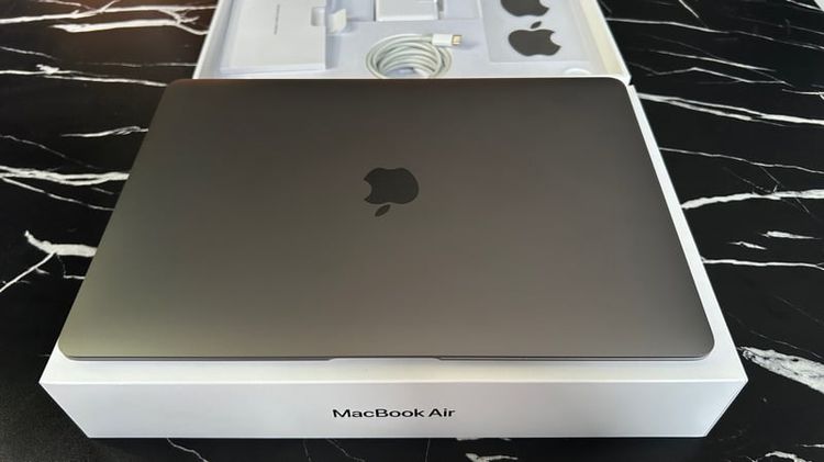 แมค โอเอส 8 กิกะไบต์ อื่นๆ ใช่ Apple MacBook Air M1 2020 13นิ้ว 8c CPU 7c GPU 8GB SSD256GB TH มือสอง