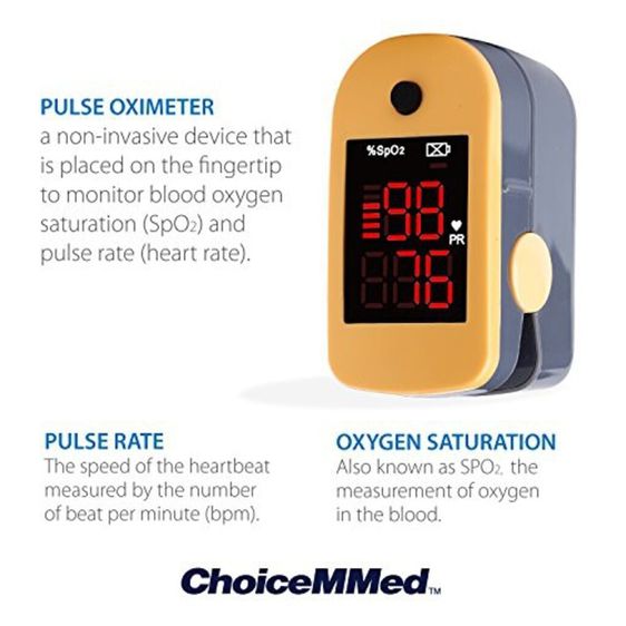 ChoiceMMed เครื่องวัดออกซิเจนที่ปลายนิ้ว Fingertip Pulse Oximeter รุ่น CM-MD300C1 รูปที่ 9