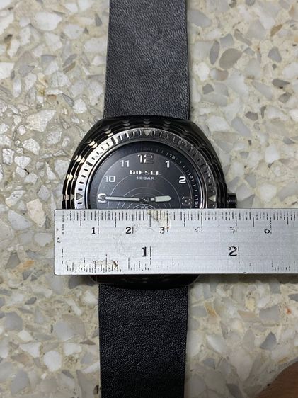 นาฬิกายี่ห้อ DIESEL  ดีเซล  ของแท้มือสอง  เรือนใหญ่หนา สายเปลี่ยนใหม่ 1700฿ รูปที่ 7