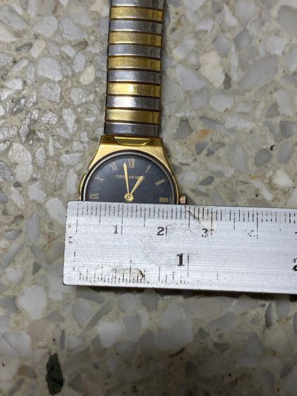 นาฬิกายี่ห้อ CHRISTIAN  MODE  ควอทซ์ ของแท้มือสอง  สายยืด ยาว 6 นิ้วครึ่ง 650฿  รูปที่ 7