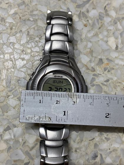 นาฬิกายี่ห้อ CASIO  Baby G   GMS  ของแท้มือสองสแตนเลส สายยาว 16 เซนติเมตร  900฿ รูปที่ 8