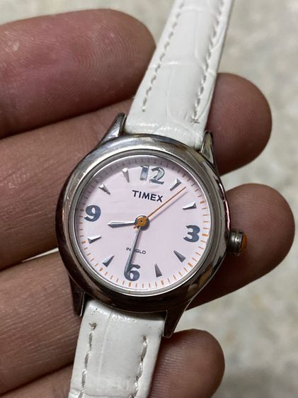นาฬิกายี่ห้อ TIMEX  ของแท้มือสอง  สายเปลี่ยนใหม่  450฿ รูปที่ 2