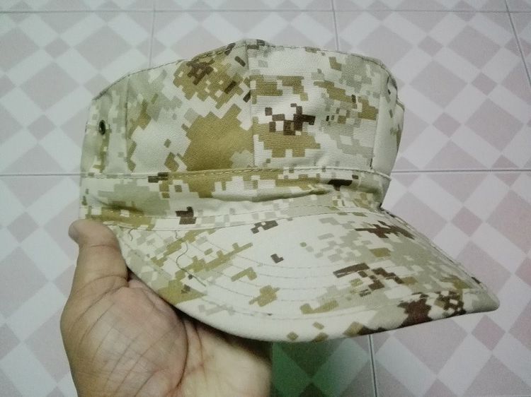 หมวกทหาร US 8เหลี่ยม ผ้าหนา งานสวย  (ของใหม่) รูปที่ 4
