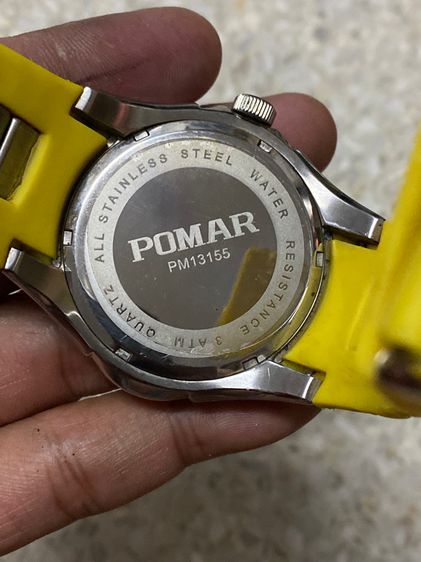 นาฬิกายี่ห้อ POMAR  เรือนใหญ่ ควอทซ์ สายเดิม  1200฿ รูปที่ 3