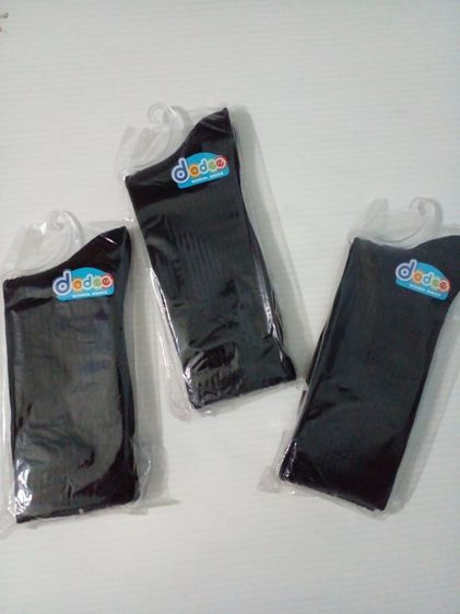 🧦 ถุงเท้า Cotton ยาวเนื้อหนา - สีดำ(FS.) รูปที่ 3