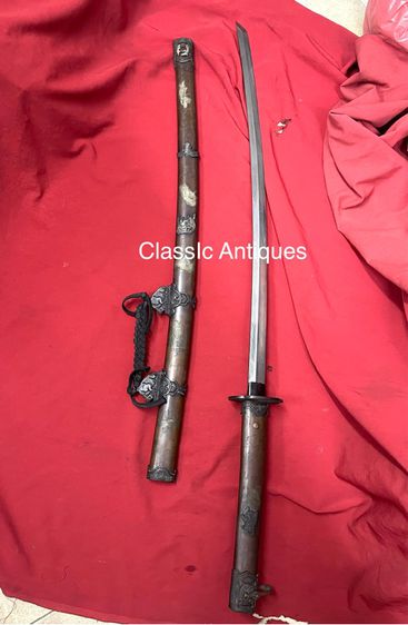 ดาบซามูไรญี่ปุ่น กะไหล่เงิน รูปที่ 17