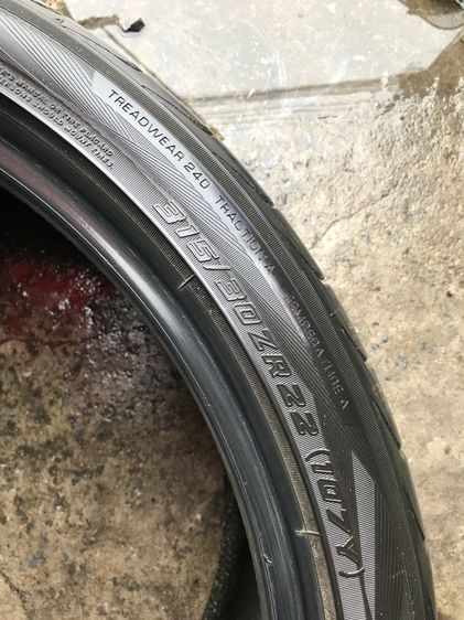 ยาง315 30 22 YOKOHAMA ADVAN SPORT V105 ปี19 รูปที่ 7