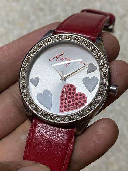นาฬิกายี่ห้อ MORGAN   ของแท้มือสอง สายหนังแท้เปลี่ยนใหม่สีแดงเดิม 650฿  รูปที่ 2