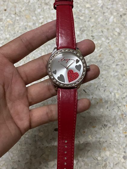 นาฬิกายี่ห้อ MORGAN   ของแท้มือสอง สายหนังแท้เปลี่ยนใหม่สีแดงเดิม 650฿  รูปที่ 4