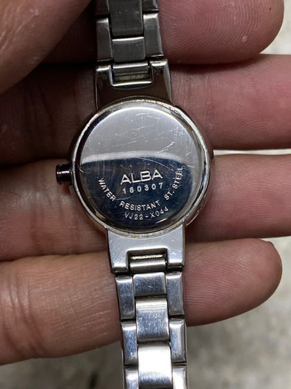 นาฬิกายี่ห้อ ALBA  อัลบา   ของแท้มือสอง สวย  สายยาว 17 เซนติเมตร  750฿ รูปที่ 2