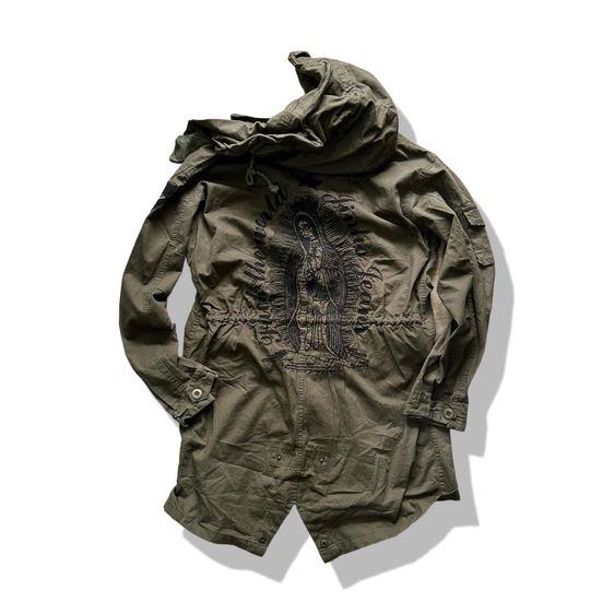 Military Parka Hooded Jacket รอบอก 44” รูปที่ 3
