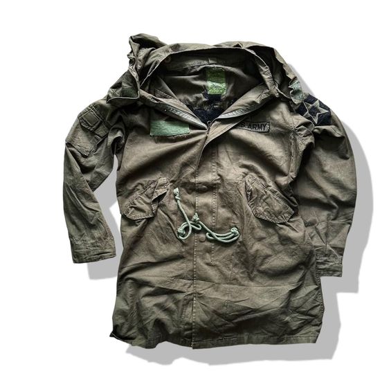 Military Parka Hooded Jacket รอบอก 44” รูปที่ 2