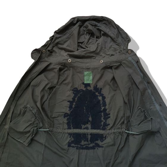 Military Parka Hooded Jacket รอบอก 44” รูปที่ 8