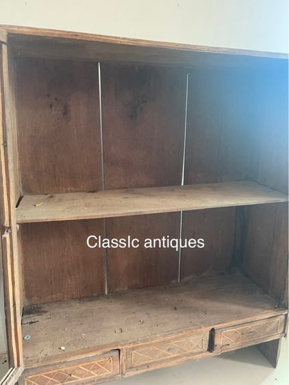 ตู้ เพชรบุรีฝั่งโมก ไม้สักโบราณ รูปที่ 5