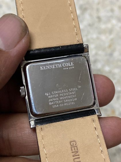นาฬิกายี่ห้อ  KENNETH COLE   ควอทซ์ ของแท้มือสอง  สายเปลี่ยนใหม่ 750฿ รูปที่ 2