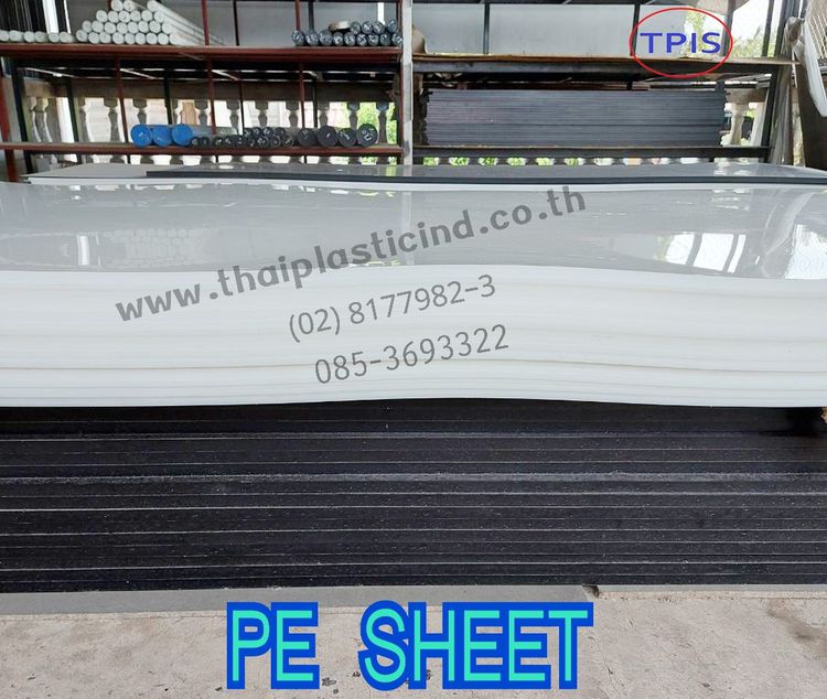 แผ่นพีอี 300 (PE 300 SHEET) - HDPE SHEET - PE 1000 SHEET สีเขียว - พลาสติกวิศวกรรม รูปที่ 3