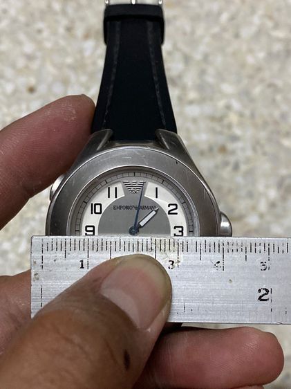 นาฬิกายี่ห้อ ARMANI  EMPORIO  ควอทซ์ สองระบบ แท้มือสอง สายเปลี่ยนมา  800฿ รูปที่ 8