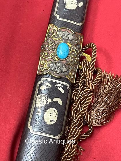 ดาบจีนลวดลายกะไหล่เงินA2 รูปที่ 6