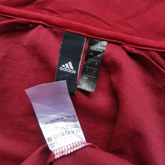 adidas Red Track Jacket รอบอก 46”  รูปที่ 7