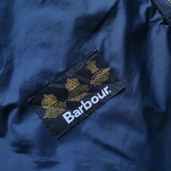 BARBOUR Navy Blues Powell Quilted Jacket รอบอก 46”  รูปที่ 10